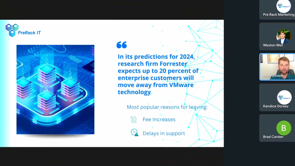 PreRack speaks on VMware Broadcom Acquisition