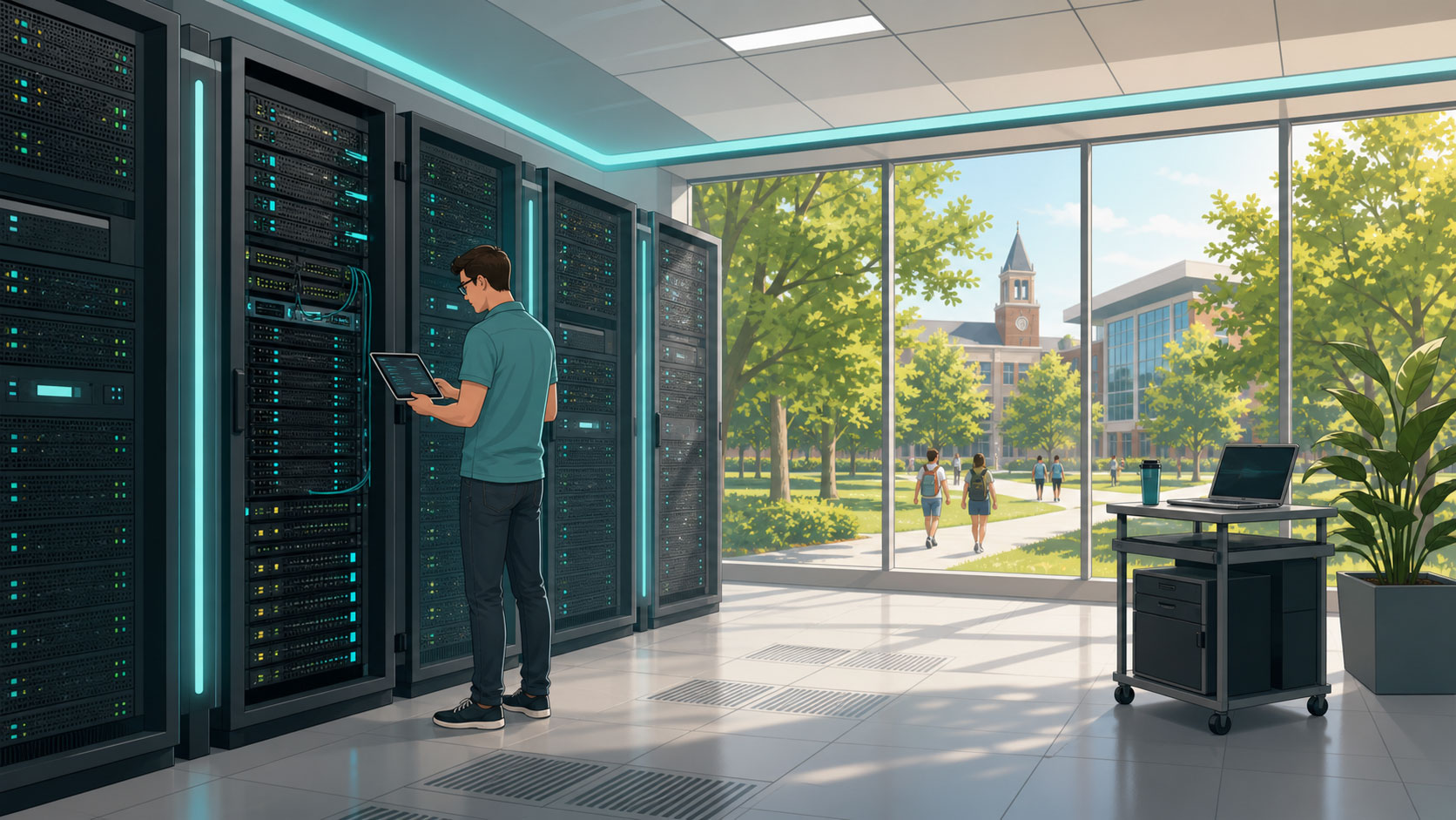 College & Universities Data Center Maintenance in the Summer